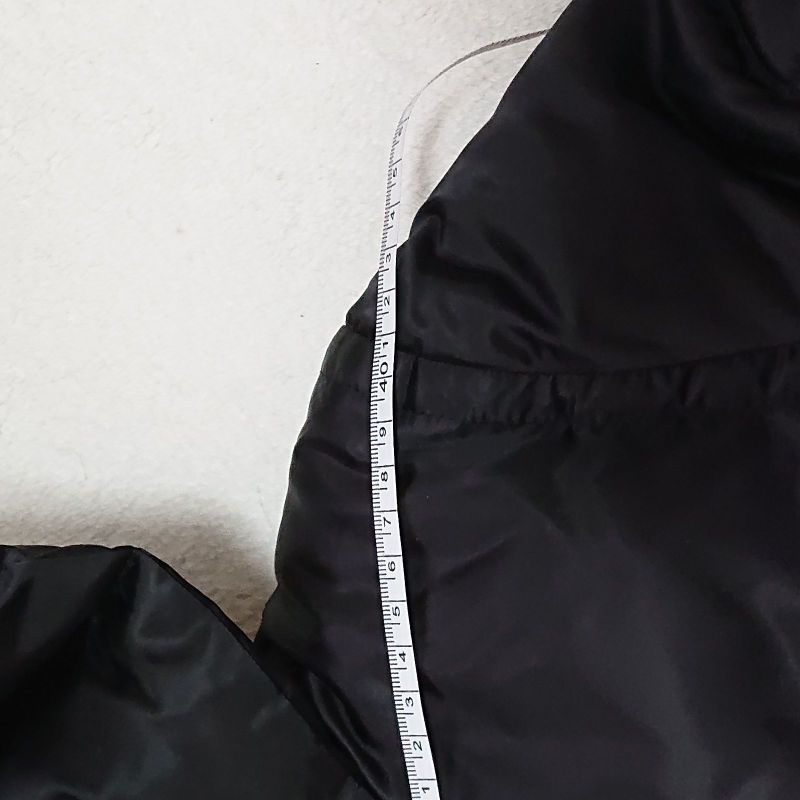 Prada Down Jacket With Wool Fur Hood 46 L Size