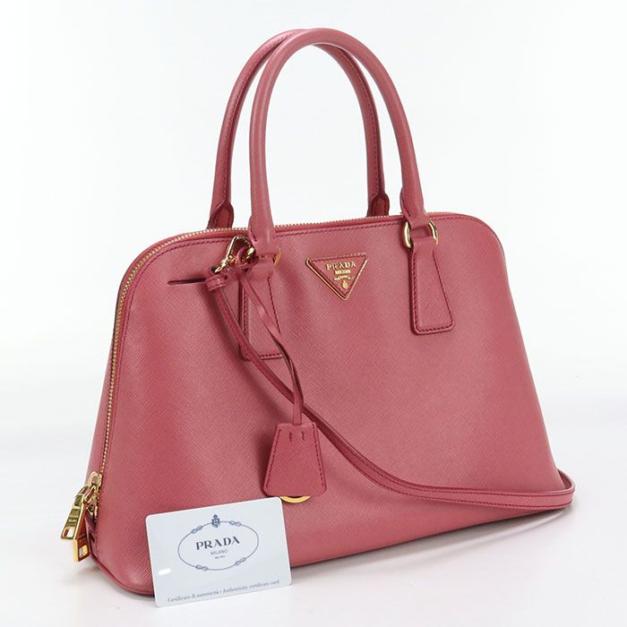 Prada 2WAY Saffiano Leather Bl0837 NZV F060m Handbag Leather Women