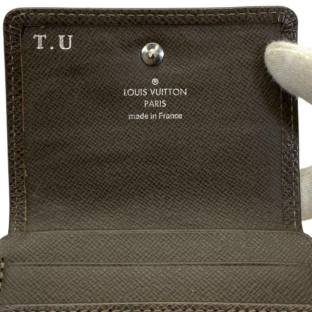 Louis Vuitton M32568 Portmonnaie Sergei Coin Case Coin Case Compact Wallet