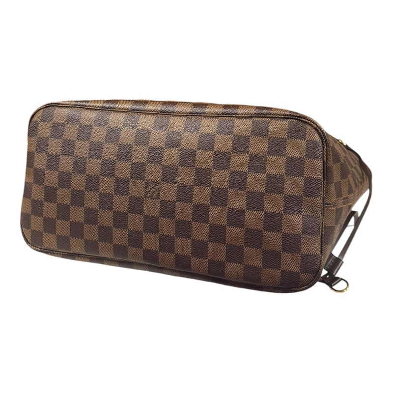 Louis Vuitton Neverfull MM Damier Tote Bag Damier Canvas N40599 Brown Ladies