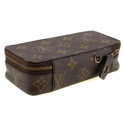 Louis Vuitton Poche Monte Carlo Jewelry Case M47352 Monogram Canvas Unisex Pouch