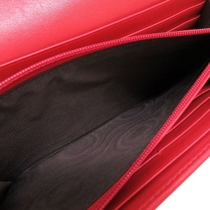 Gucci 453390 GG Embossed Leather Red Bifold Wallet 0076 Gucci