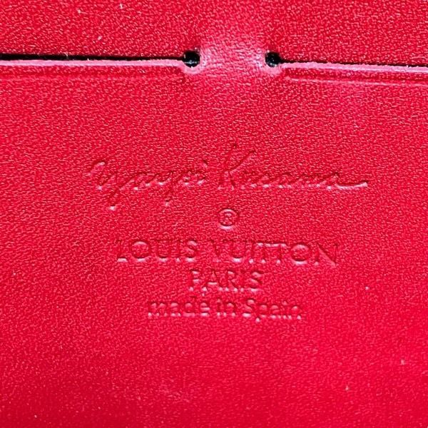 Louis Vuitton Vernis Dot Infinity M91572 Yayoi Kusama Round Zipper Long Wallet
