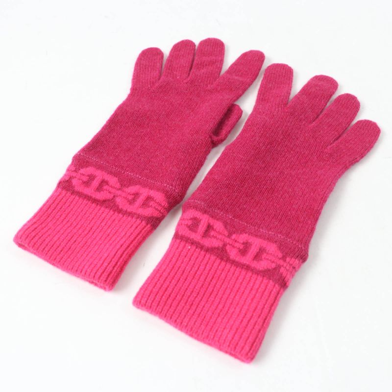 Hermes H232006g Heaven Haven Rose Extrême Cashmere Chaine D'ancre Knitted