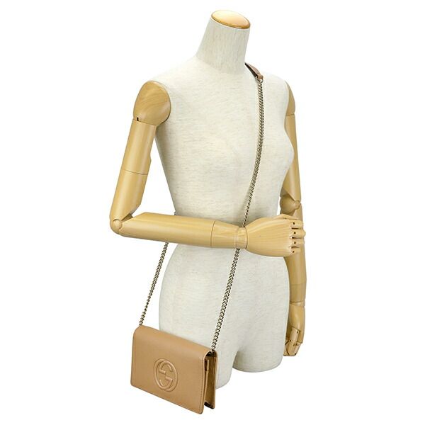 Gucci Shoulder Bag Soho Rose Beige