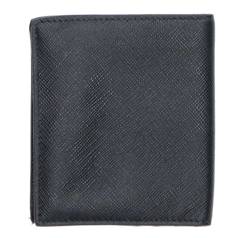 Prada 2mo5132 Embossed Logo Bifold Leather Wallet Men's