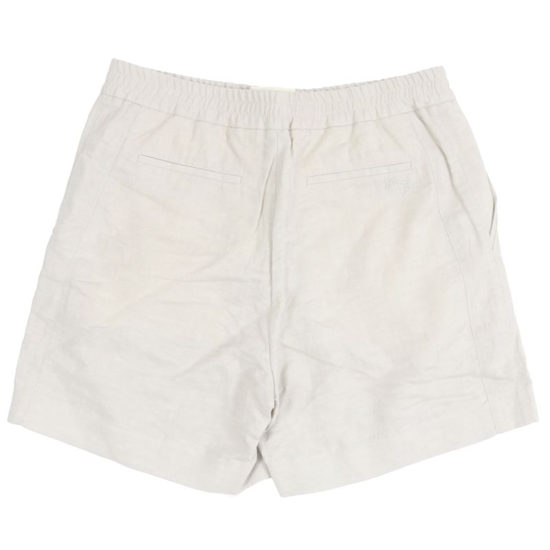 Fendi 2021 Fb0779 Linen Blend Logo Embroidery Embroidered Shorts Kinari 50