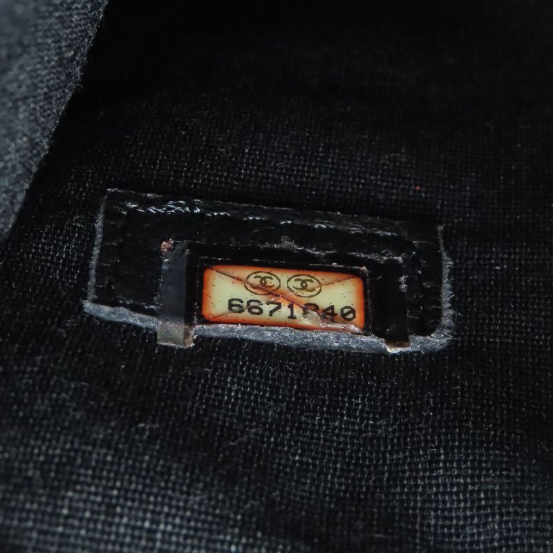 Chanel Reprint Tote Silver Hardware Tote Bag Grained Calfskin Women's