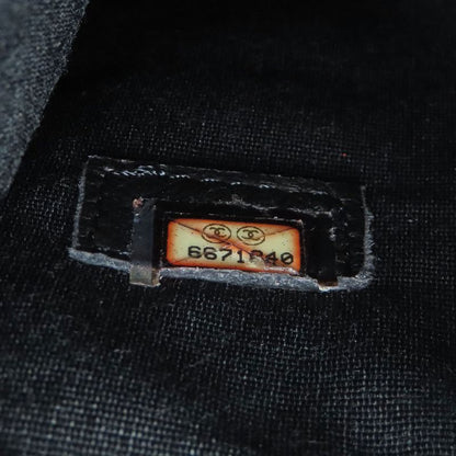 Chanel Reprint Tote Silver Hardware Tote Bag Grained Calfskin Women's