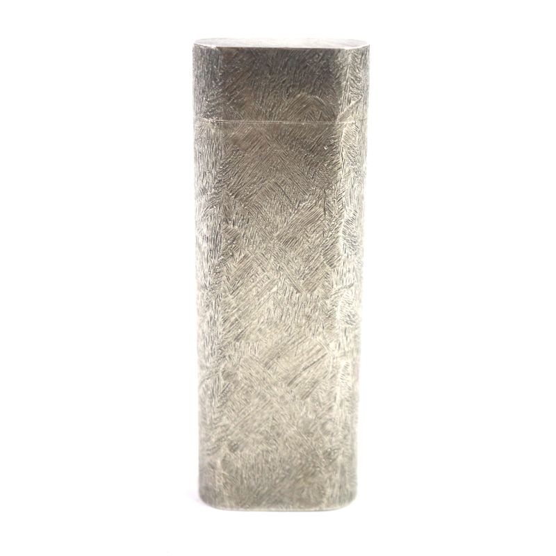 Cartier Oval All-over Roller Gas Lighter Silver Swiss Made Men's Ignition