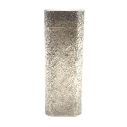 Cartier Oval All-over Roller Gas Lighter Silver Swiss Made Men's Ignition