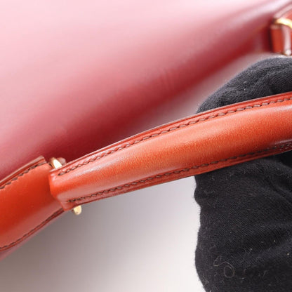 Hermes Handbag Kelly 32 Tricolor Rouge Ash Brick Brow — view 15