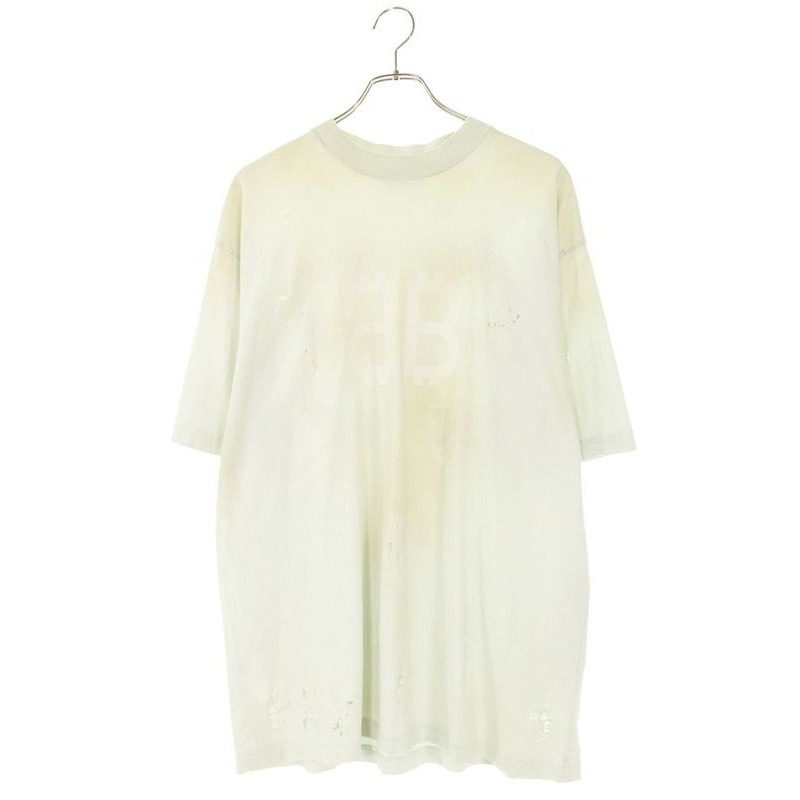 Balenciaga Crushed Bblogo T-Shirt XS
