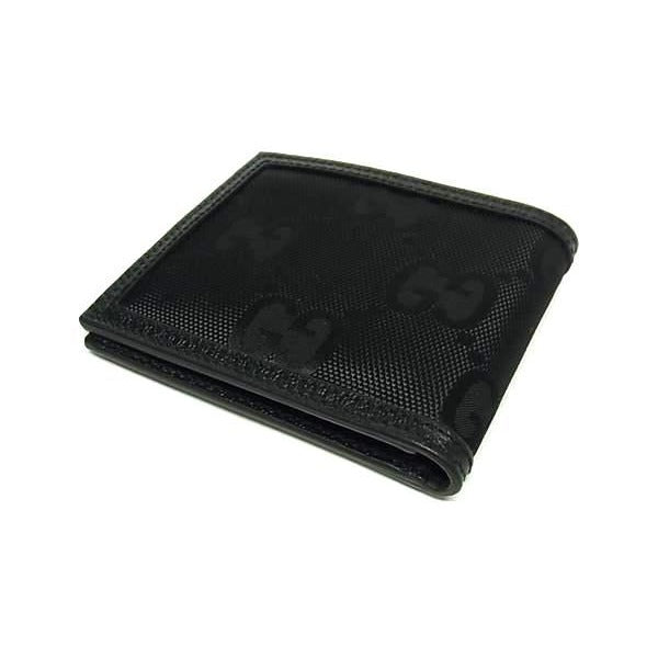 Gucci 0416 off the Grid Nylon Canvas and Leather Bifold Wallet — view 2