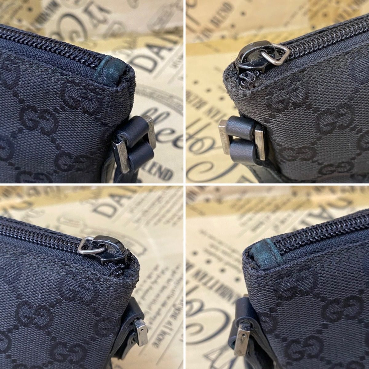 Gucci GG Canvas Handbag One Handle Pouch — view 6