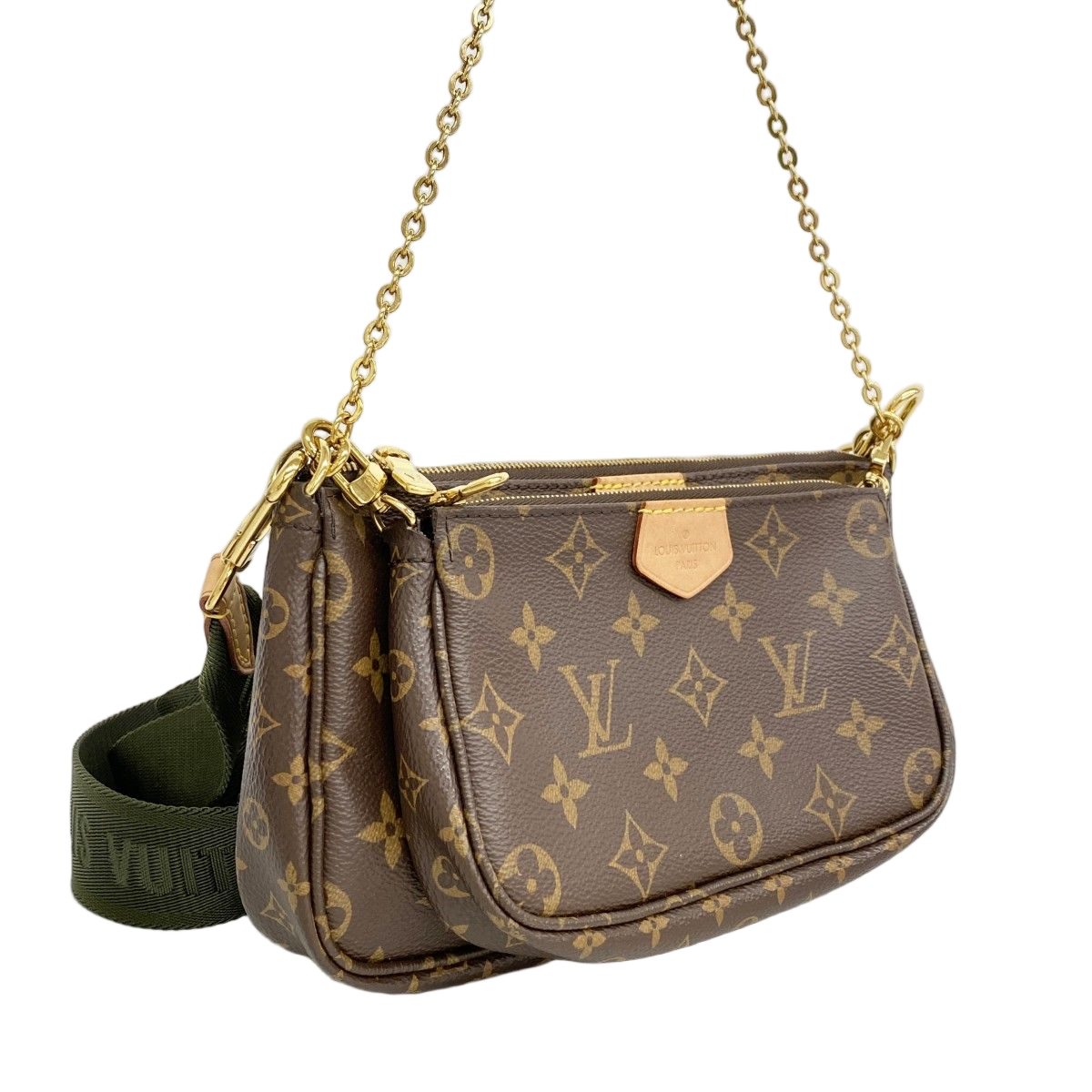 Louis Vuitton Handbag Monogram Multi Pochette Khaki 2-Way — view 2