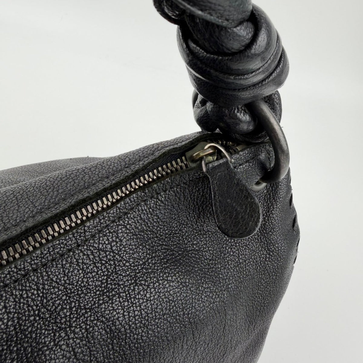Bottega Veneta Handbag Black Leather Vintage — view 14