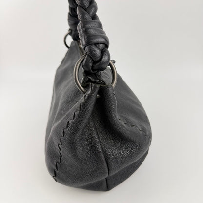 Bottega Veneta Handbag Black Leather Vintage — view 5