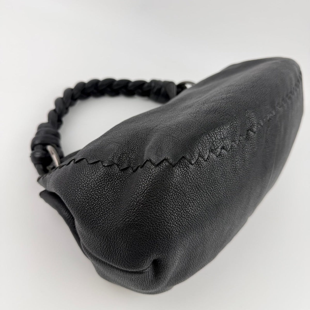 Bottega Veneta Handbag Black Leather Vintage — view 9