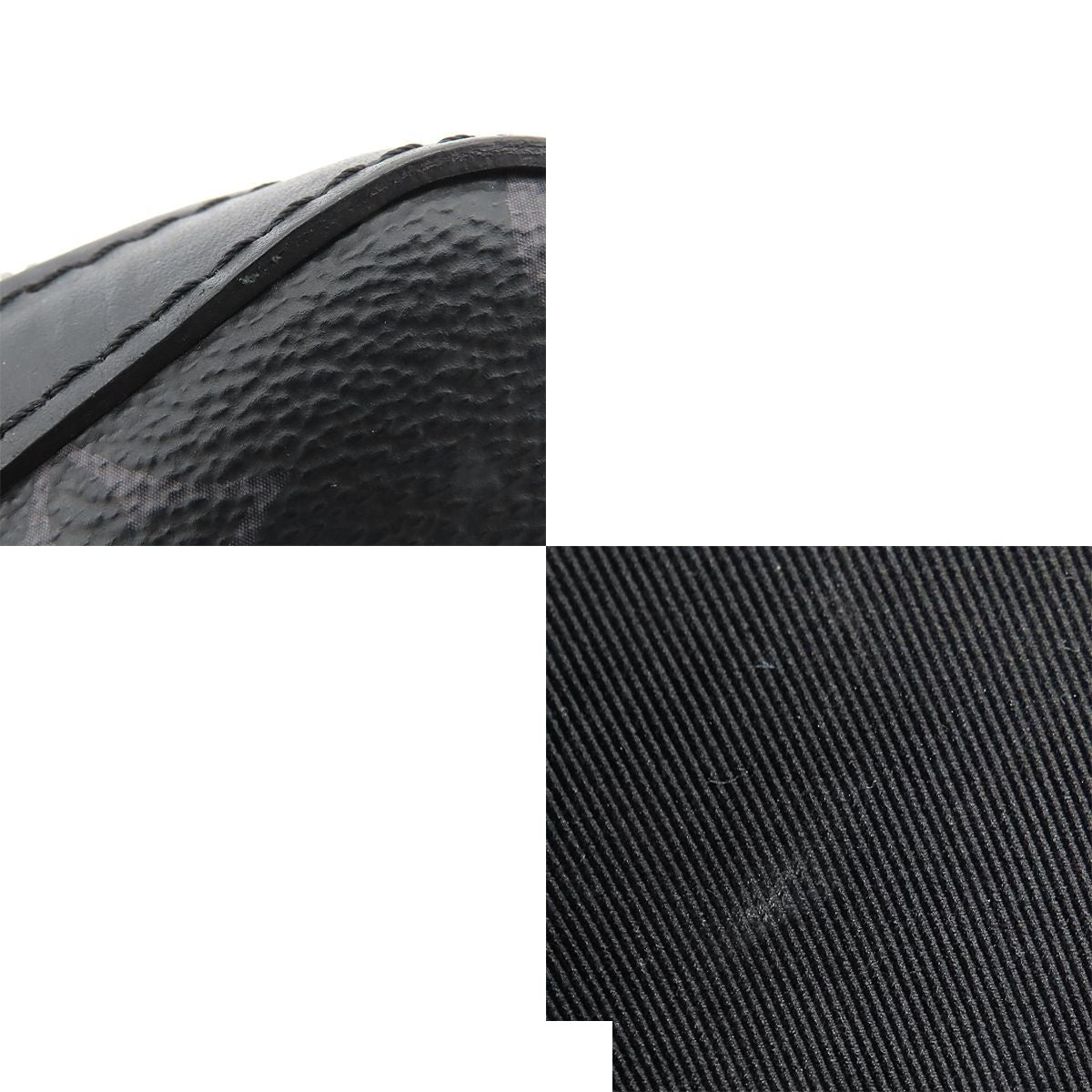 Louis Vuitton Trio Messenger Black Silver Monogram Eclipse Shoulder Bag — view 7