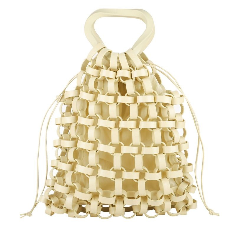 Bottega Veneta Handbag Leather Chain Bag White