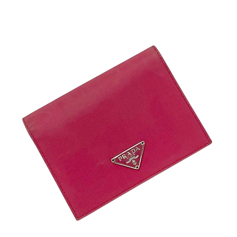 Prada Bifold Wallet Pink Tessuto M505 Compact Nylon