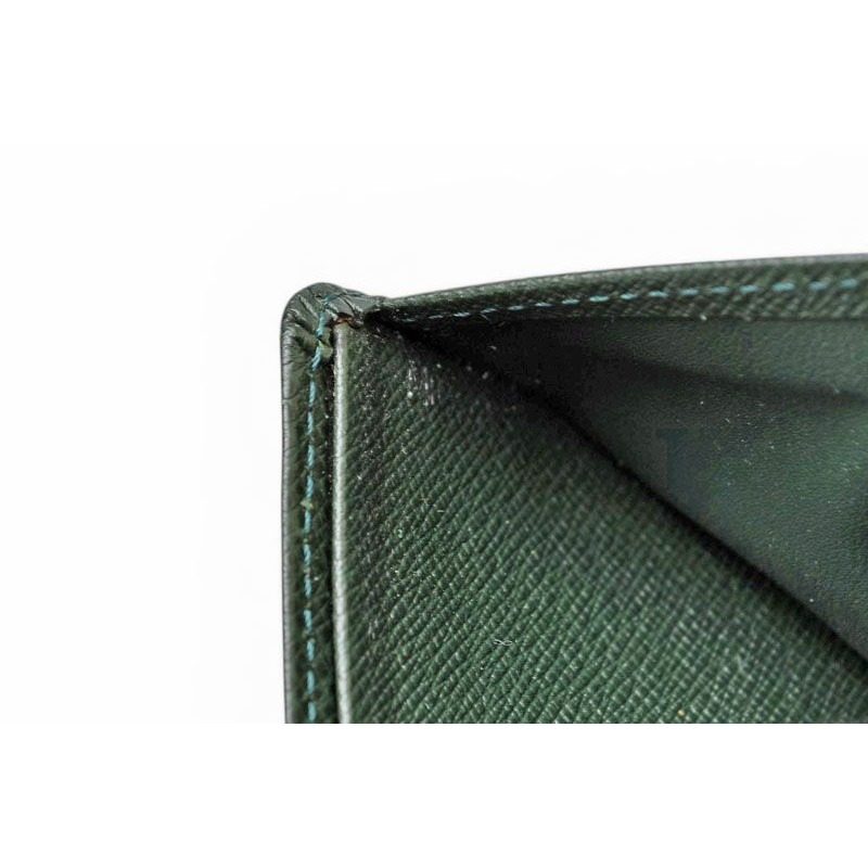 Louis Vuitton Wallet Billfold Fold Card Holder Cles Taiga Epi Sear — view 9