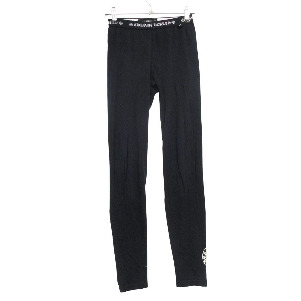 Chrome Hearts Pants Horse Shoe Print Leggings Black