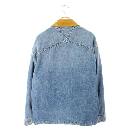 Bottega Veneta Color Cut Replacement Coveralls Denim Jacket — view 2
