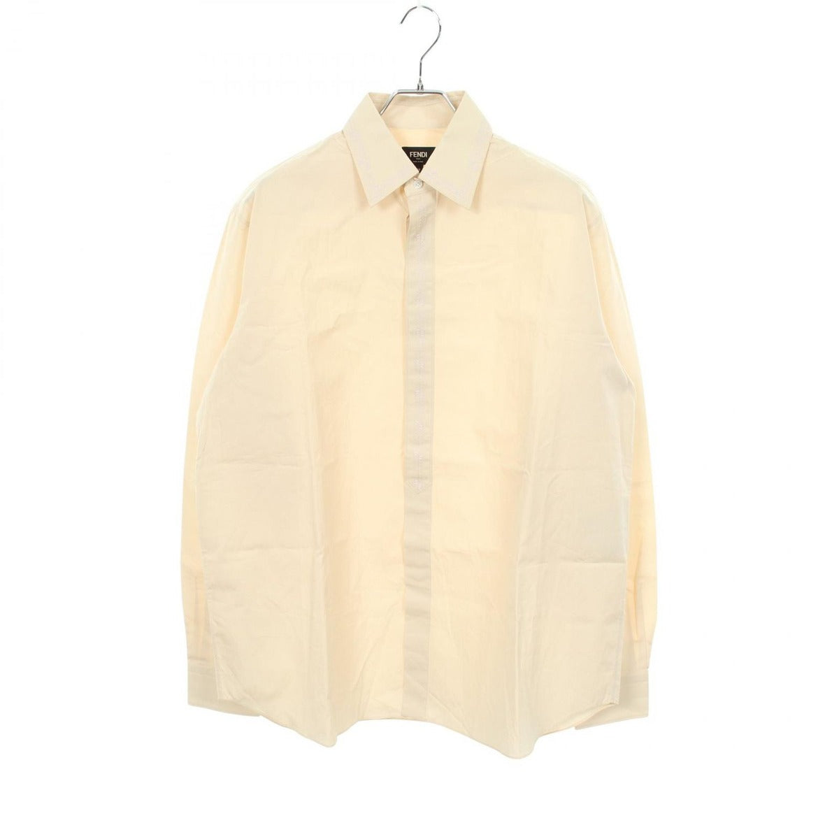 Fendi Cotton Shirt Top Beige
