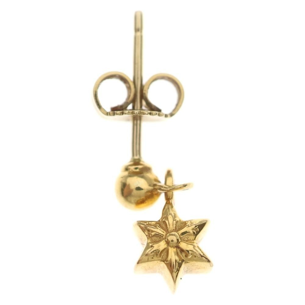 Chrome Hearts 22k Thai Nice Tardrop Earrings Gold
