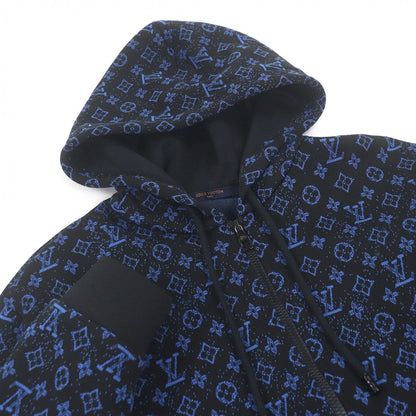 Louis Vuitton Monogram Zip Sle Hoodie Black Blue — view 2