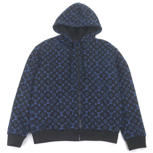 Louis Vuitton Monogram Zip Sle Hoodie Black Blue