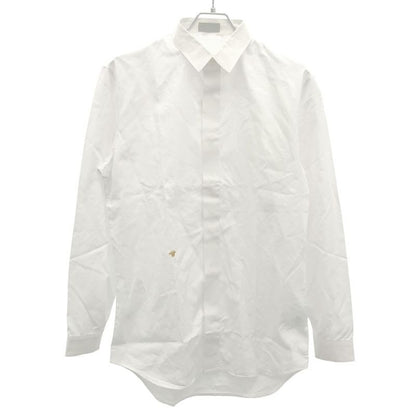 Dior Homme Bee Embroidery Fly Front Shirt White 39