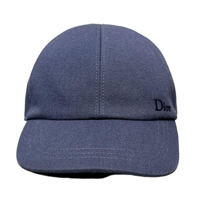Dior Baseball Cap Logo Navy Hat — view 2