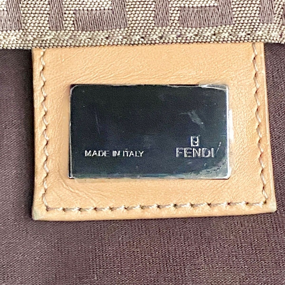 Fendi Handbag Vertical Zucca A4 Business Travel Formal — view 10