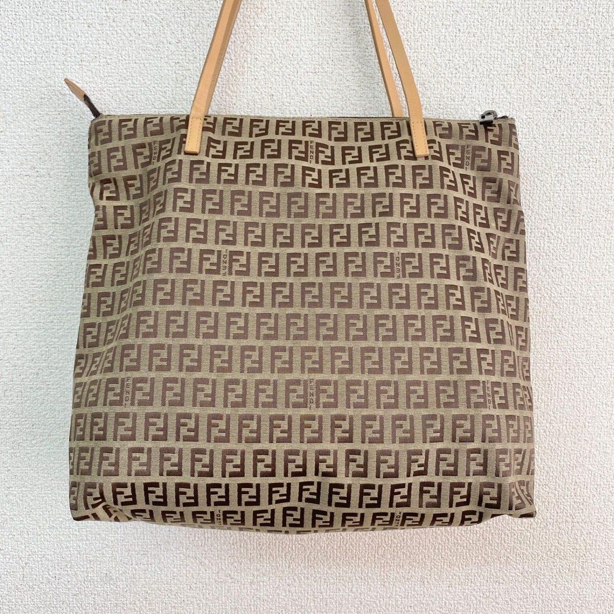 Fendi Handbag Vertical Zucca A4 Business Travel Formal — view 2