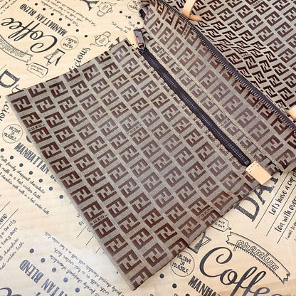 Fendi Handbag Vertical Zucca A4 Business Travel Formal — view 8