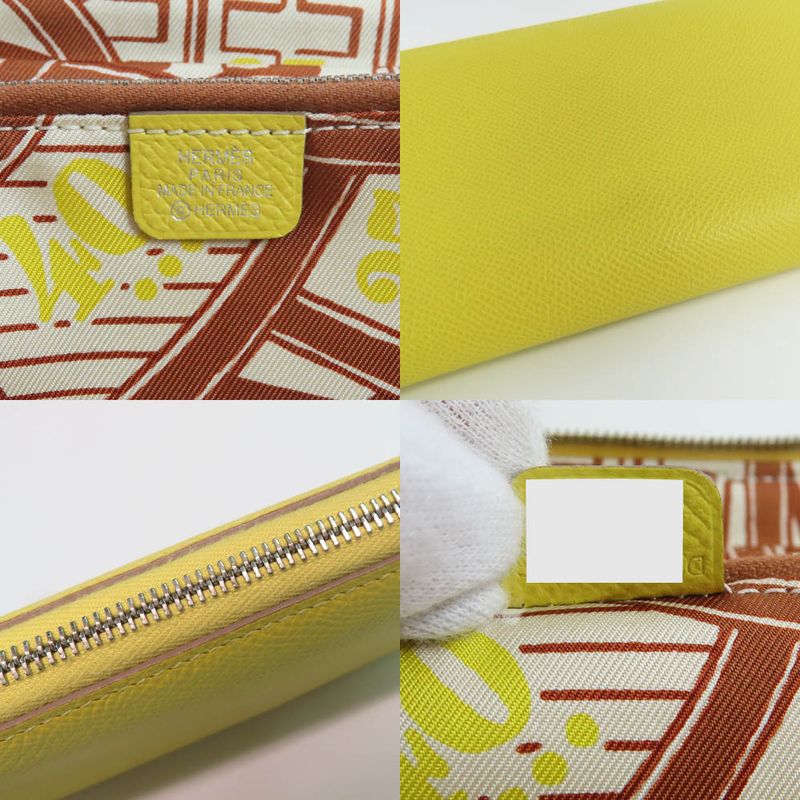 Hermes Azap Long Silk-in Round Zipper - Long Wallet Epson D Engraved