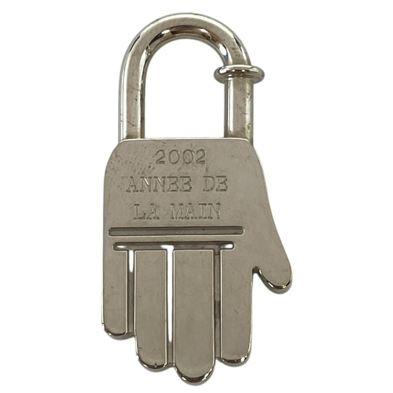 Hermes Annee-de-laman Cadena Padlock Hand Motif 2002 Charm Accessory