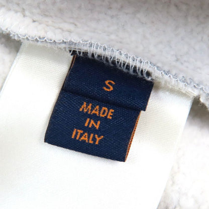 Louis Vuitton 21AW Neon Working Man 100% Cotton Logo Print Pullover Hoodie Grey