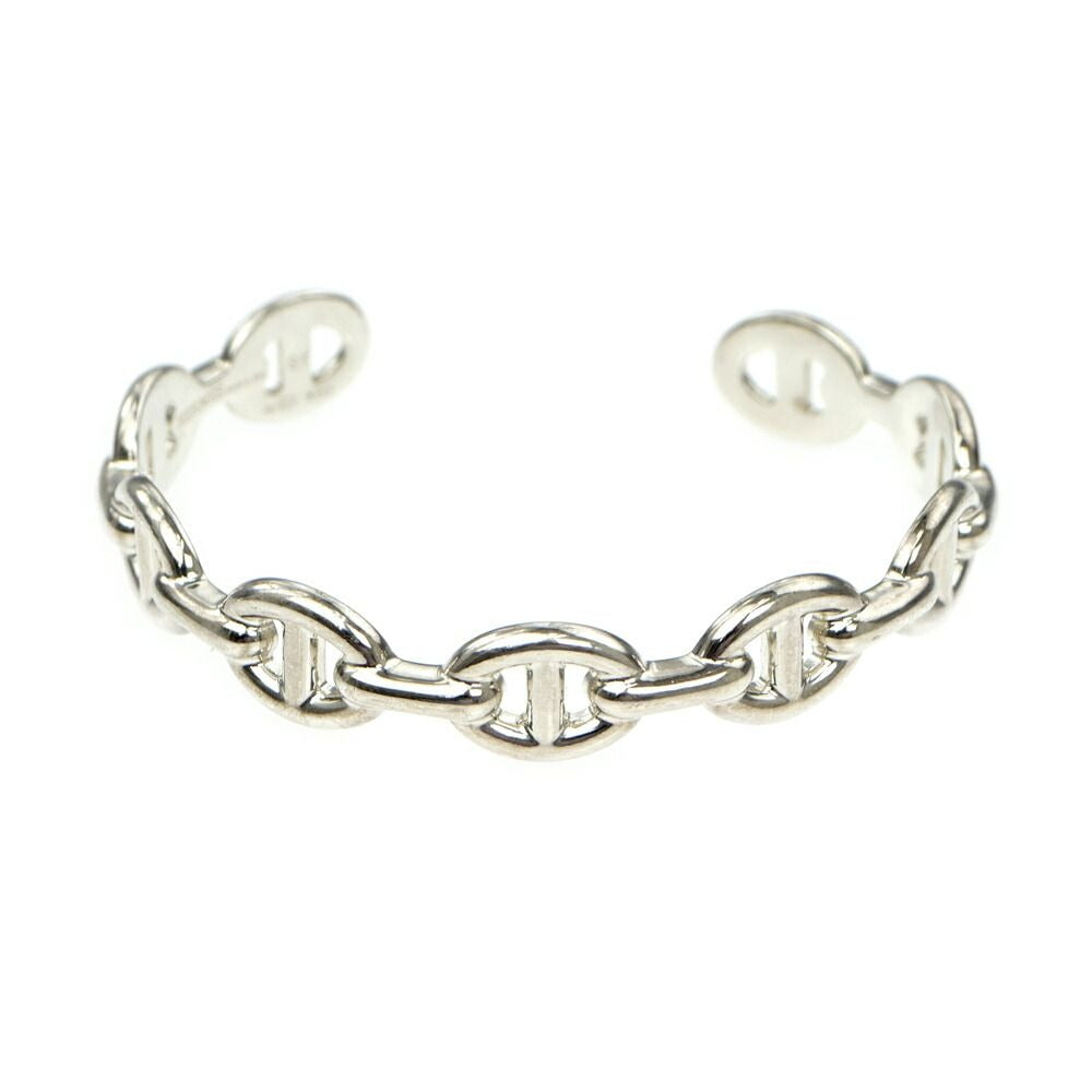 Hermes Chaine D'ancre Bangle Enchainee ST Silver
