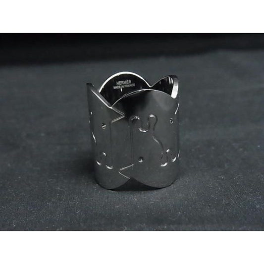 Hermes Parthenon Scarf Ring Closure Silver