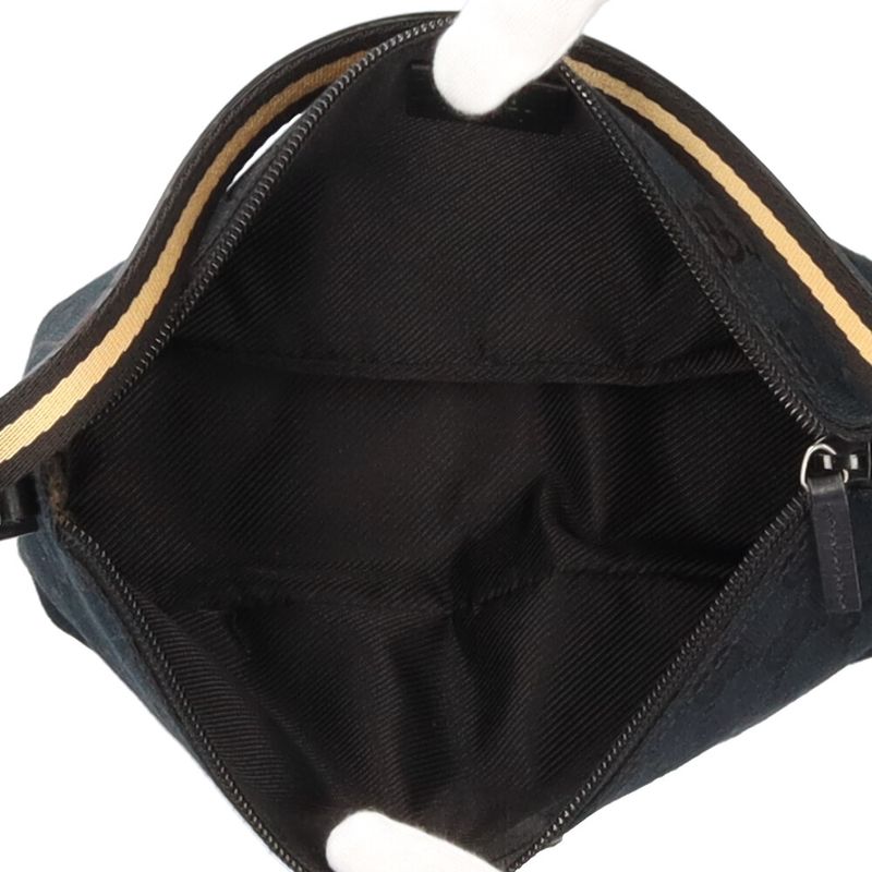 Gucci Sherry Handbag GG Canvas 141809 2888 Black Ladies Gucci  Gucci