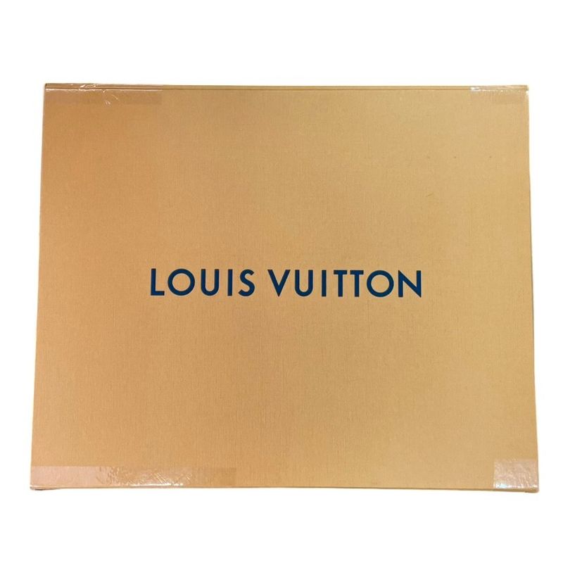 Louis Vuitton Wool Leather Dress Long Sleeves Knit Sweater Belt Box Black And