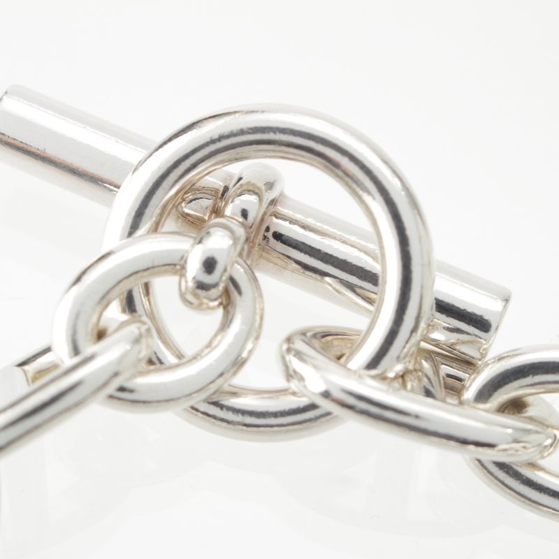 Hermes Chaine D'ancre TGM 12 Pieces Bracelet Accessories Ag925 Silver 1126g
