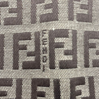 Fendi FF Pattern Key Case Leather Engraved Blawan