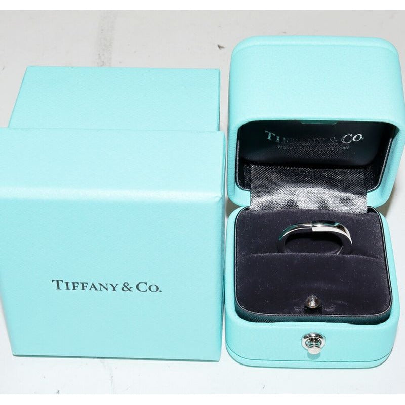 Tiffany & Co Ring 18K White Gold Rock — view 3