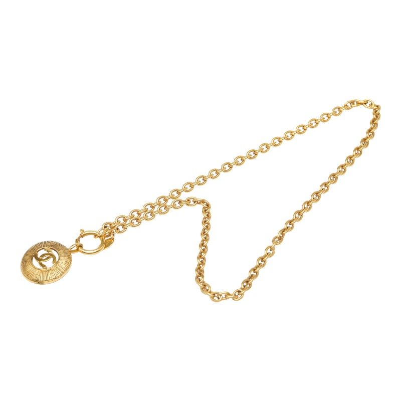 Chanel Coco Mark Gold Plated Ladies Chanel
