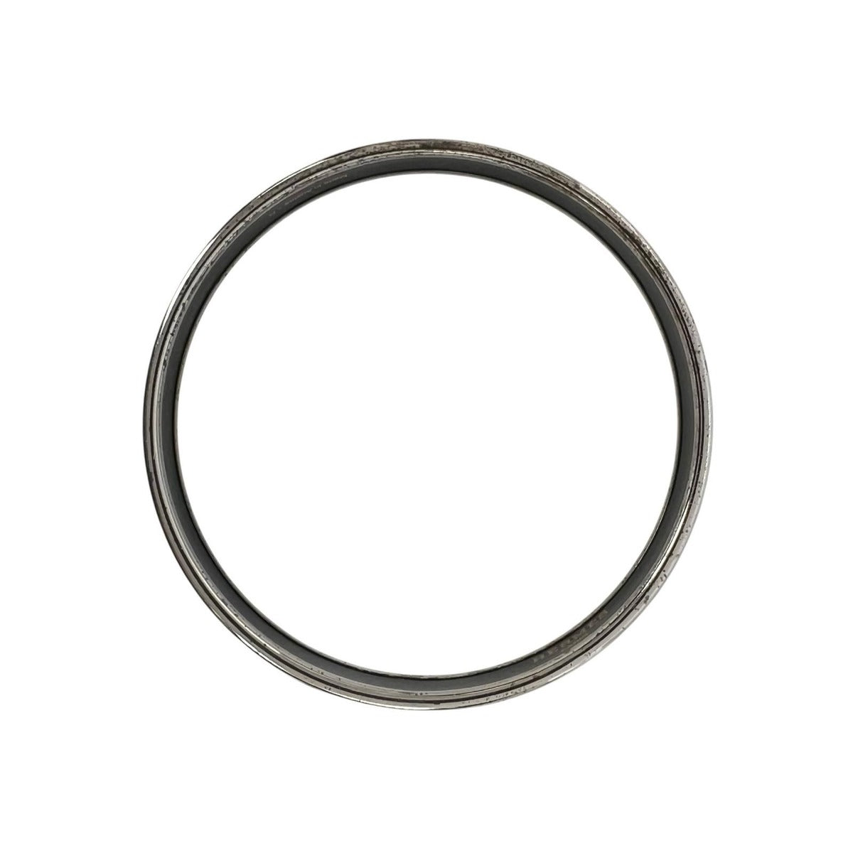 Hermes Enamel PM Chaine D'ancre Metal Black Bracelet Bangle — view 2